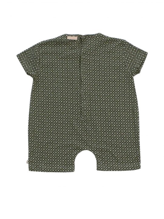MONOGRAM OVERSIZED PLAYSUIT