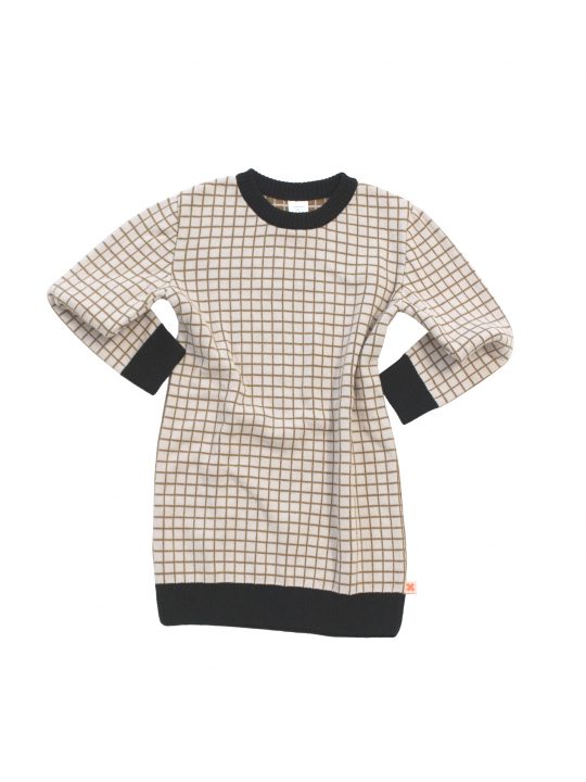 GRID OVERSIZED SWEATER KNIT