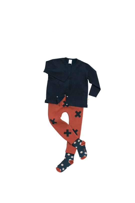LOGO PANT KNIT TERRACOTA