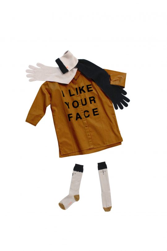 I LIKE YOUR FACE WV SHIRT-DRESS