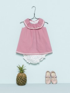 PINK DRESS WITH BLOOMER