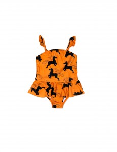 UNICORN SKIRT SWIMSUIT ORANGE