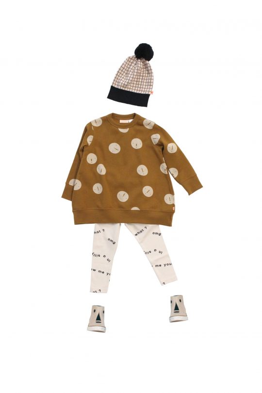 FACES FLEECE OVERSIZED SWEATSHIRT