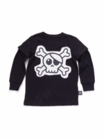 SKULL PATCH T-SHIRT BLACK - Image 2