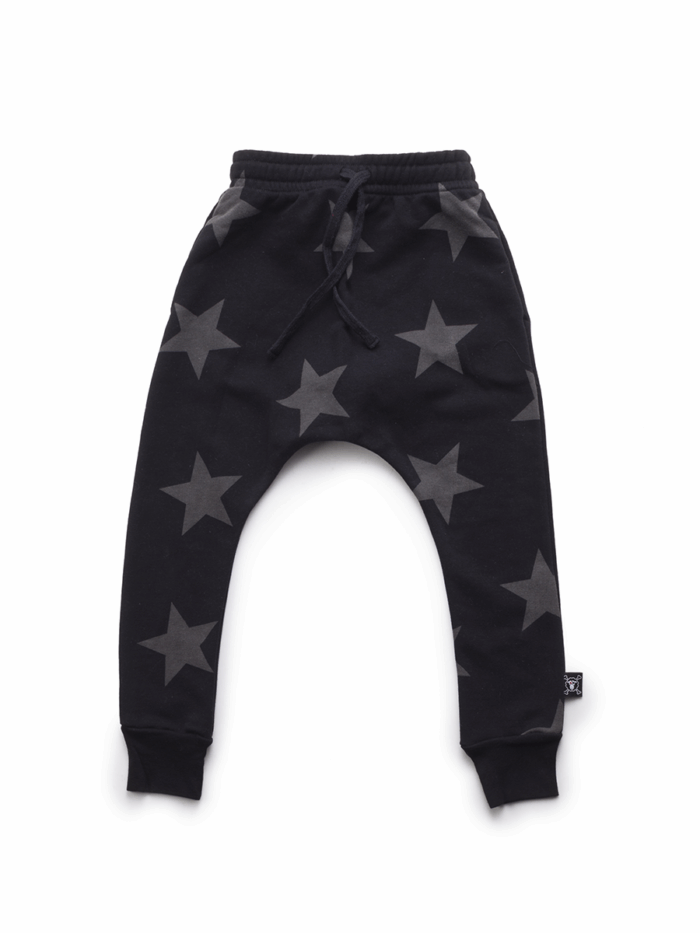 STAR BAGGY PANTS BLACK - Image 2