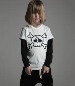 SKULL PATCH T-SHIRT WHITE