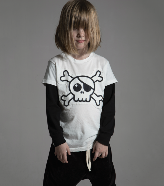 SKULL PATCH T-SHIRT WHITE