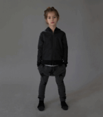 STAR BAGGY PANTS BLACK