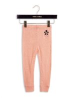PANDA MERINO WOOL LEGGINGS - CORAL