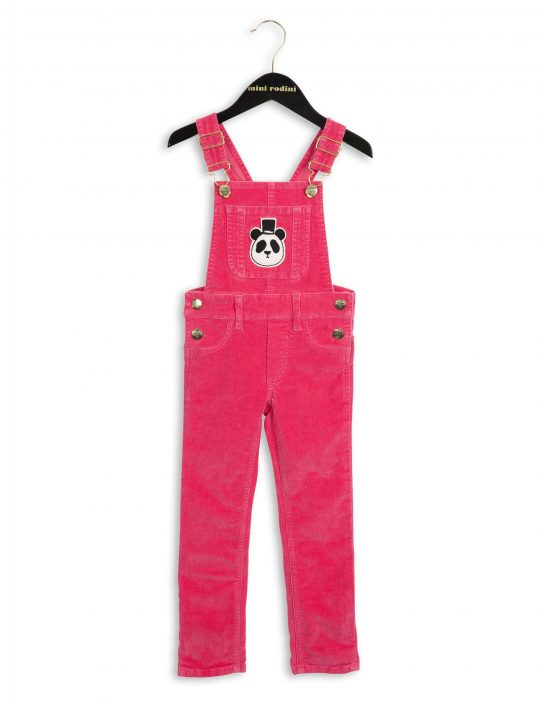 CORD DUNGAREES - PINK