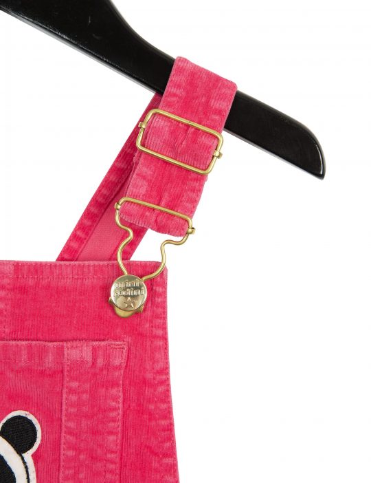 CORD DUNGAREES - PINK