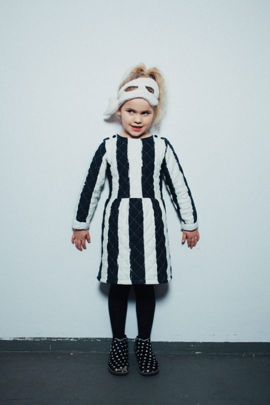 MARINIERE DRESS BLACK STRIPES