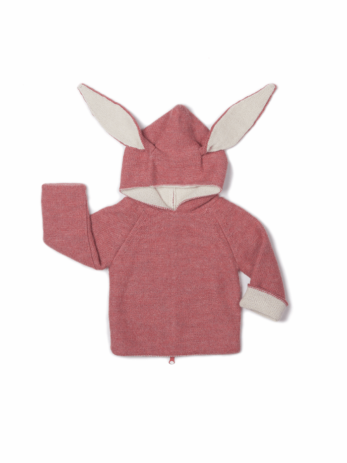 ANIMAL HOODIE - ROSE BUNNY - Image 1