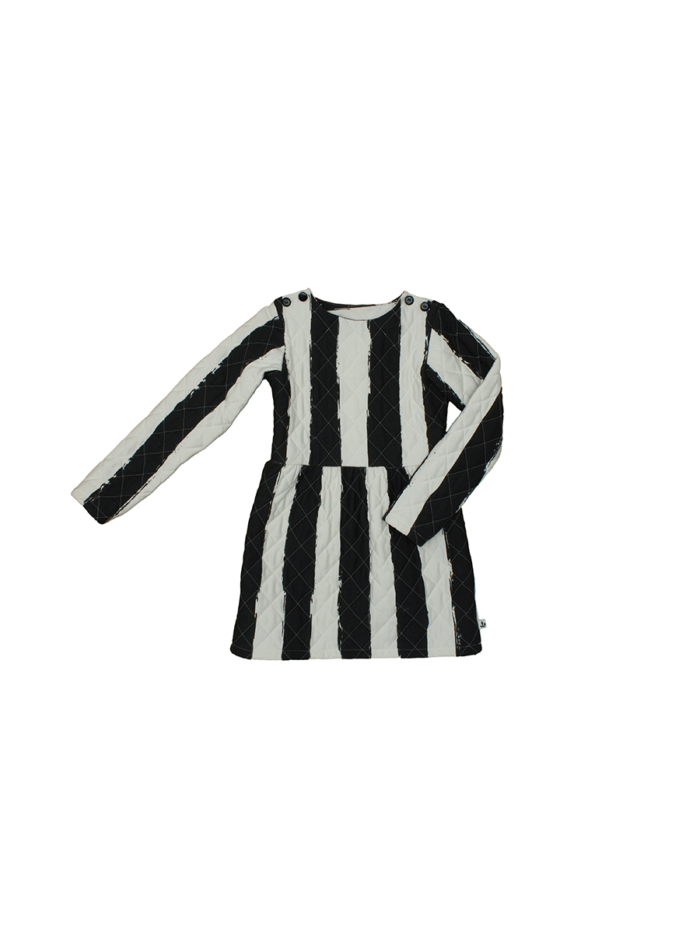 MARINIERE DRESS BLACK STRIPES - Image 1