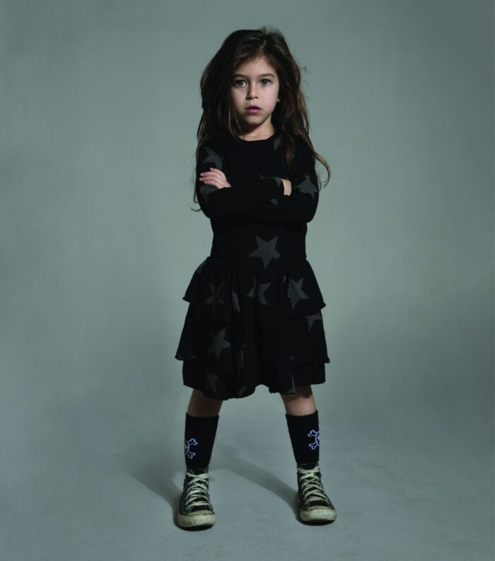 LAYERED DRESS BLACK - Image 2