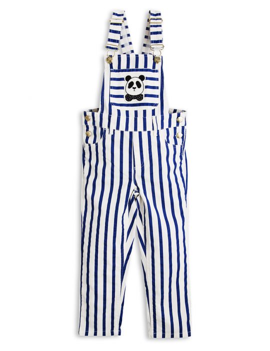 STRIPE DOUNGAREES BLUE