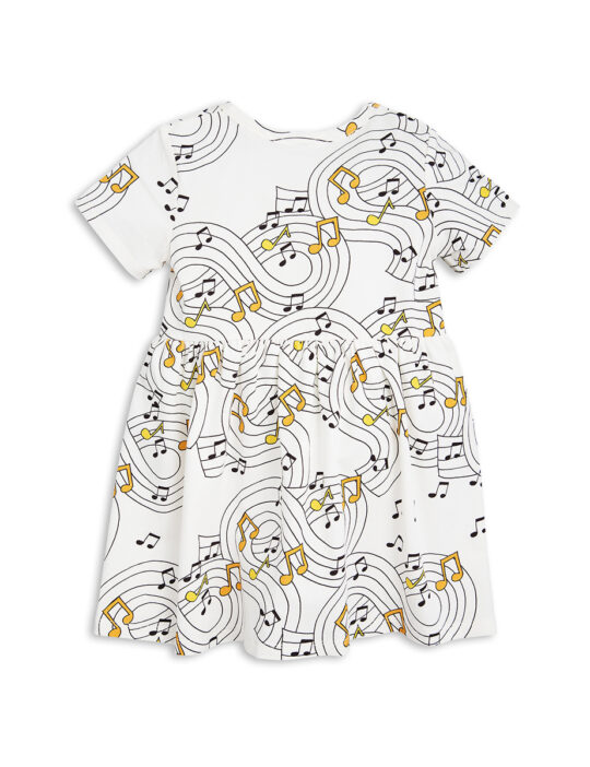MUSIC SS DRESS OFF WHITE