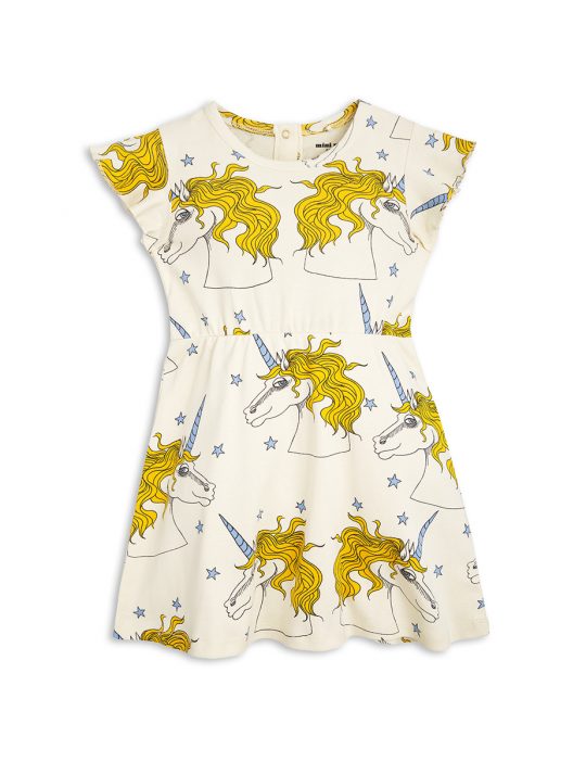 UNICORN STAR WING DRESS OFF WHITE