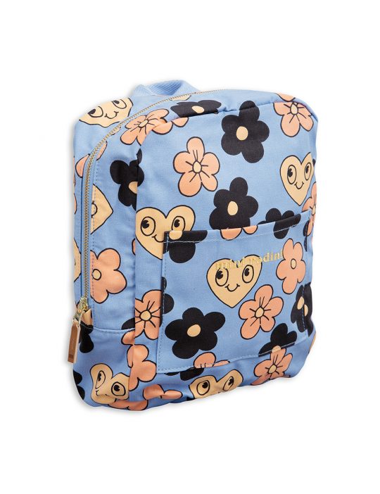 FLOWERS BACKPACK LIGHT BLUE