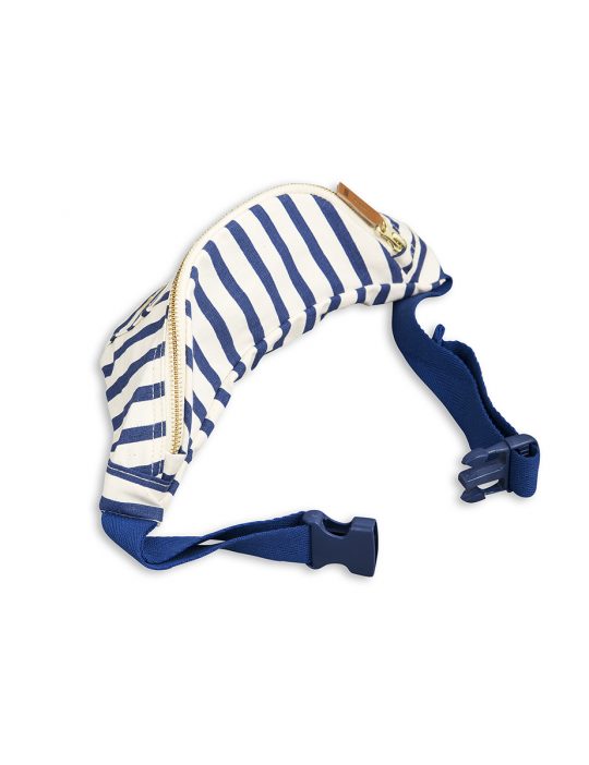 STRIPE BUM BAG BLUE
