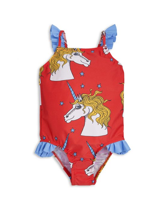 UNICORN STAR WING SWIMSUIT RED