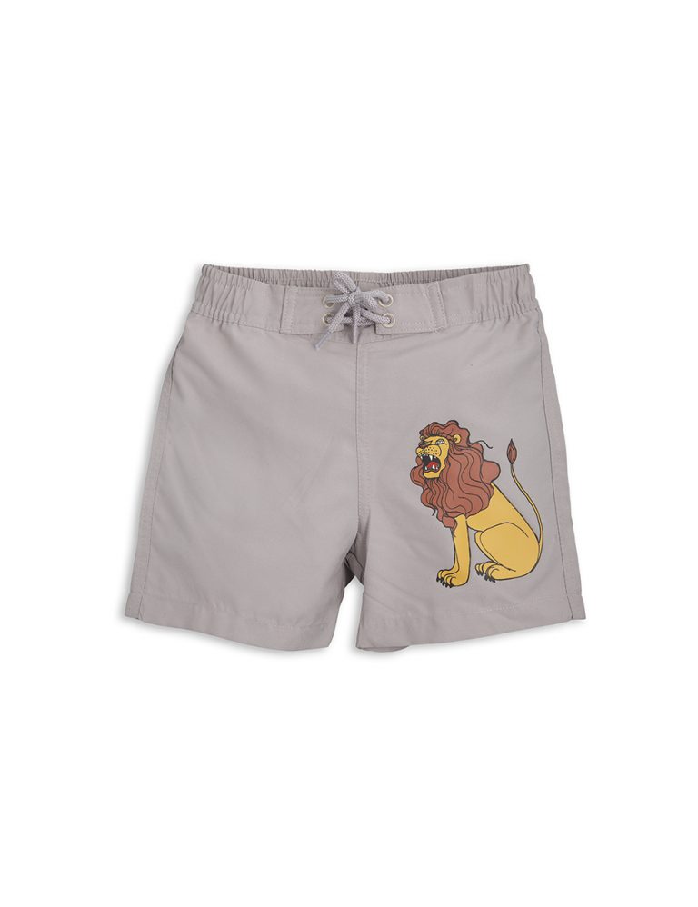 LION SWIMSHORTS LIGHT GREY