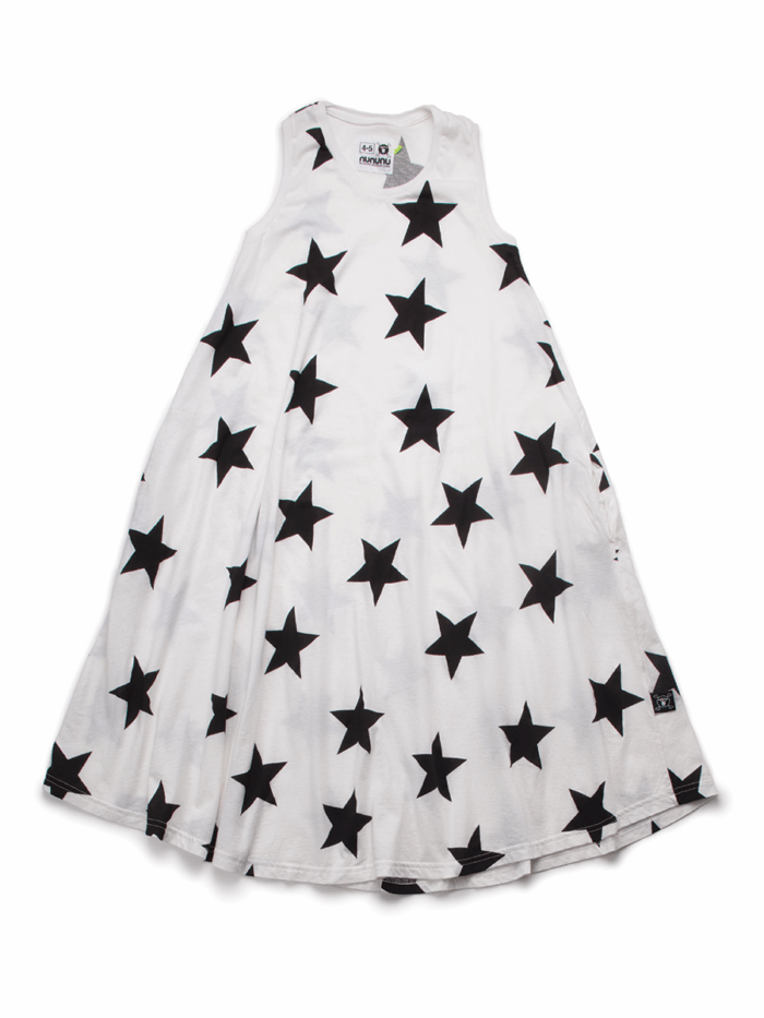 360 MAXI STAR DRESS WHITE - Image 1