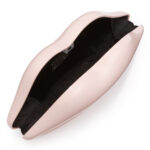 DUSKY PINK PERSPEX LIPS CLUTCH - Image 3