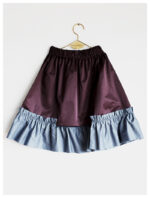 SKIRT CONCEICAO BORDEAUX BLUE - Image 2