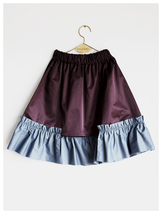 SKIRT CONCEICAO BORDEAUX BLUE