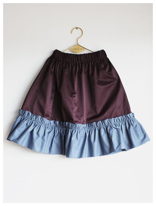 SKIRT CONCEICAO BORDEAUX BLUE
