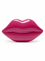 SHOCKING PINK PERSPEX LIPS CLUTCH