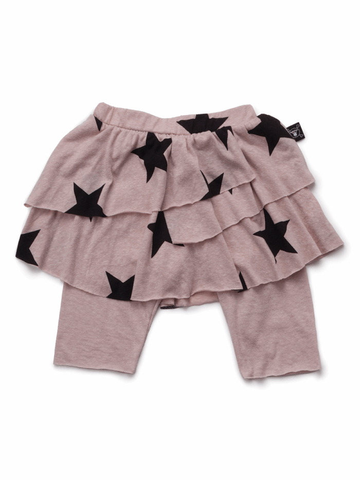 STAR LEGGINGS SKIRT POWDER PINK - Image 1