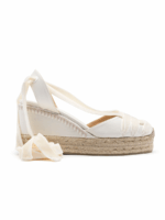 BERIBBONED SATIN WEDGE ESPADRILLE CECILE 6