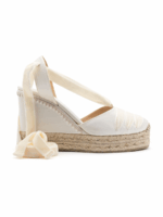 BERIBBONED SATIN WEDGE ESPADRILLE CERSEI 8
