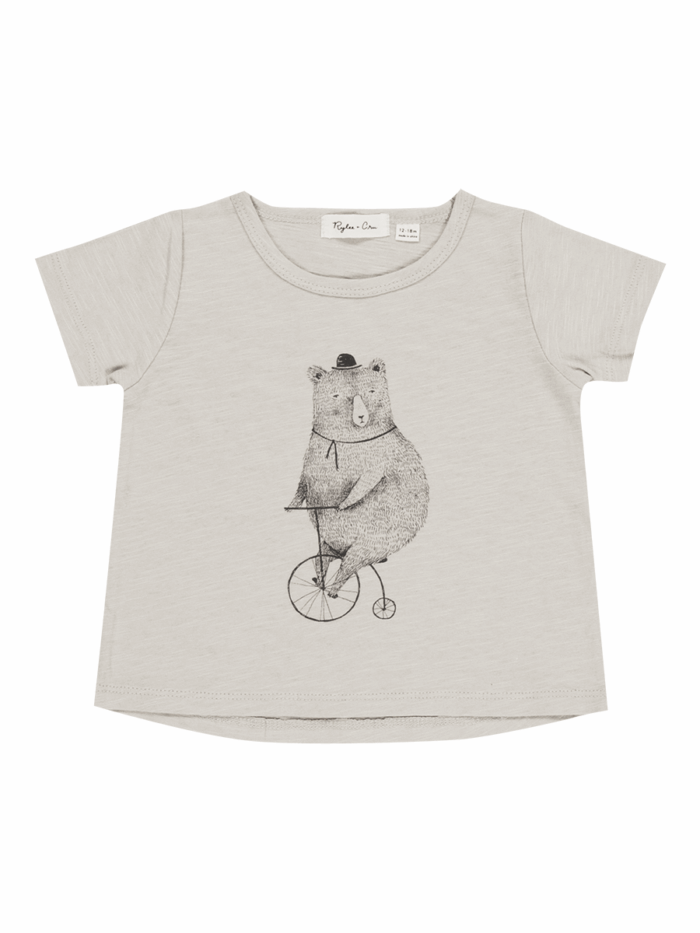 CYCLING BEAR BASIC TEE - Image 1
