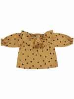 DOTS N' DIAMONDS COLLAR BLOUSE