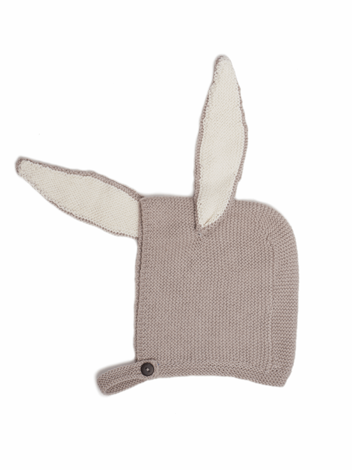 BUNNY HAT LIGHT GREY - Image 1