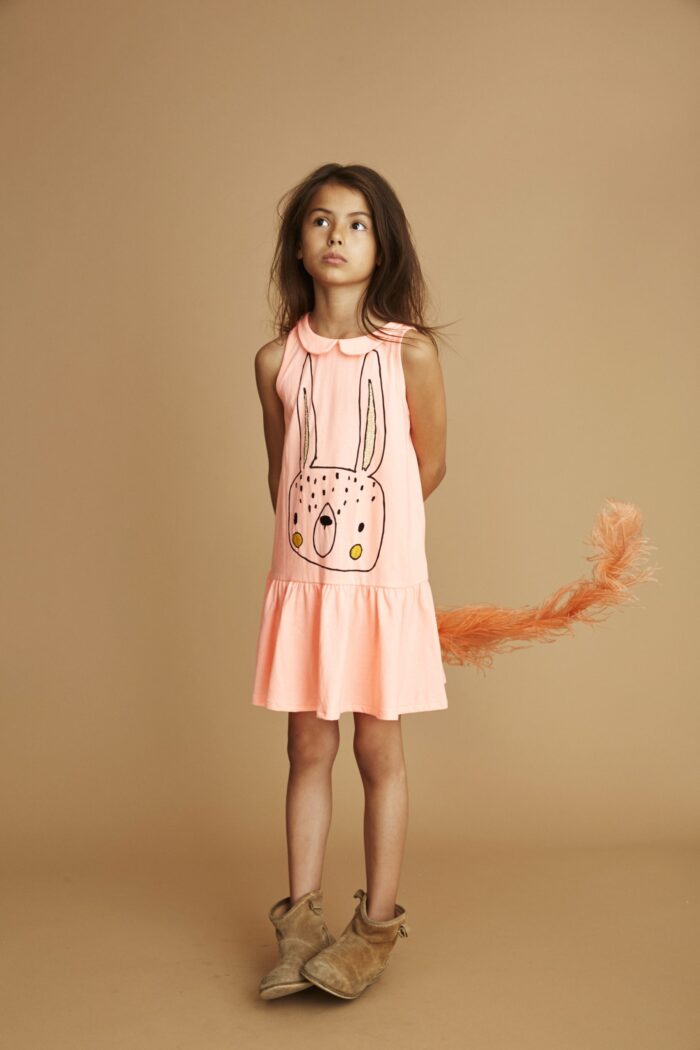JOYA DRESS NEON ORANGE - Image 1