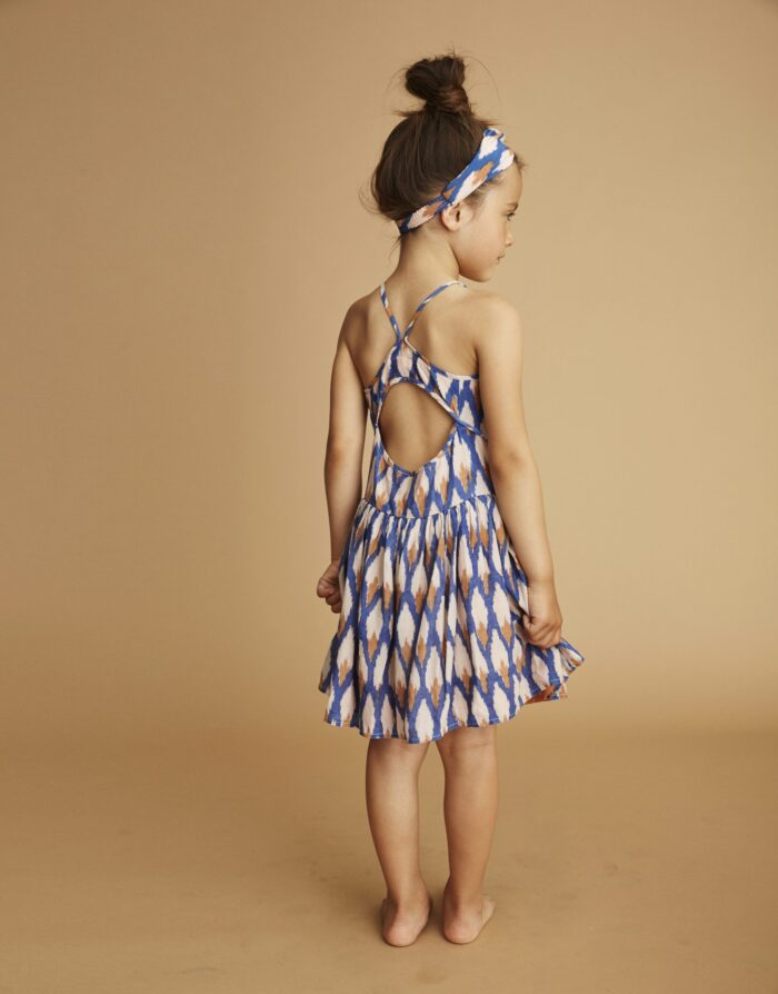 DRESS TORY IKAT BLUE - Image 1