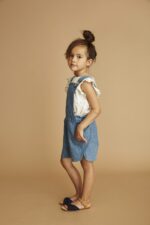 SHORTS LUX DENIM BLUE MINIDOTS - Image 2