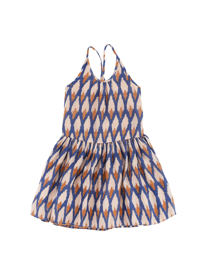 DRESS TORY IKAT BLUE - Image 2