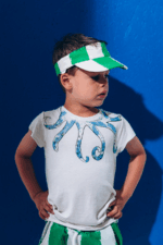 VISOR GREEN STRIPES