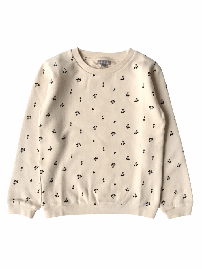 SWEATSHIRT BEIGE AO CERISE - Image 2