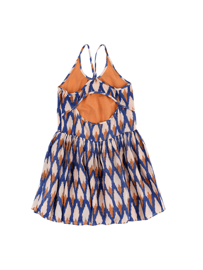 DRESS TORY IKAT BLUE - Image 3