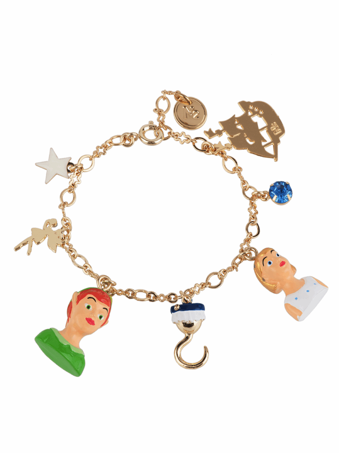 MULTI CHARMS ON THE PETER PAN THEME BRACELET - Image 1