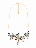 TTLE RED RIDING HOOD AND LEAFY TREE WITH CHARMS NECKLACE