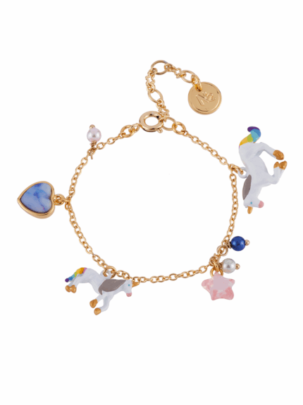 UNICORNS AND CHARMS BRACELET