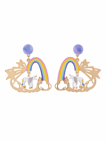 UNICORN AND RAINBOW EARRINGS