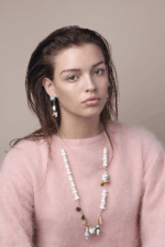 CUPCAKE AND THE WHITE RABBIT DROP EARRINGS - Image 2